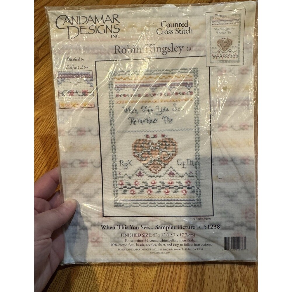 Candamar Designs When This You See... Counted Cross Stitch Sampler Picture 51238